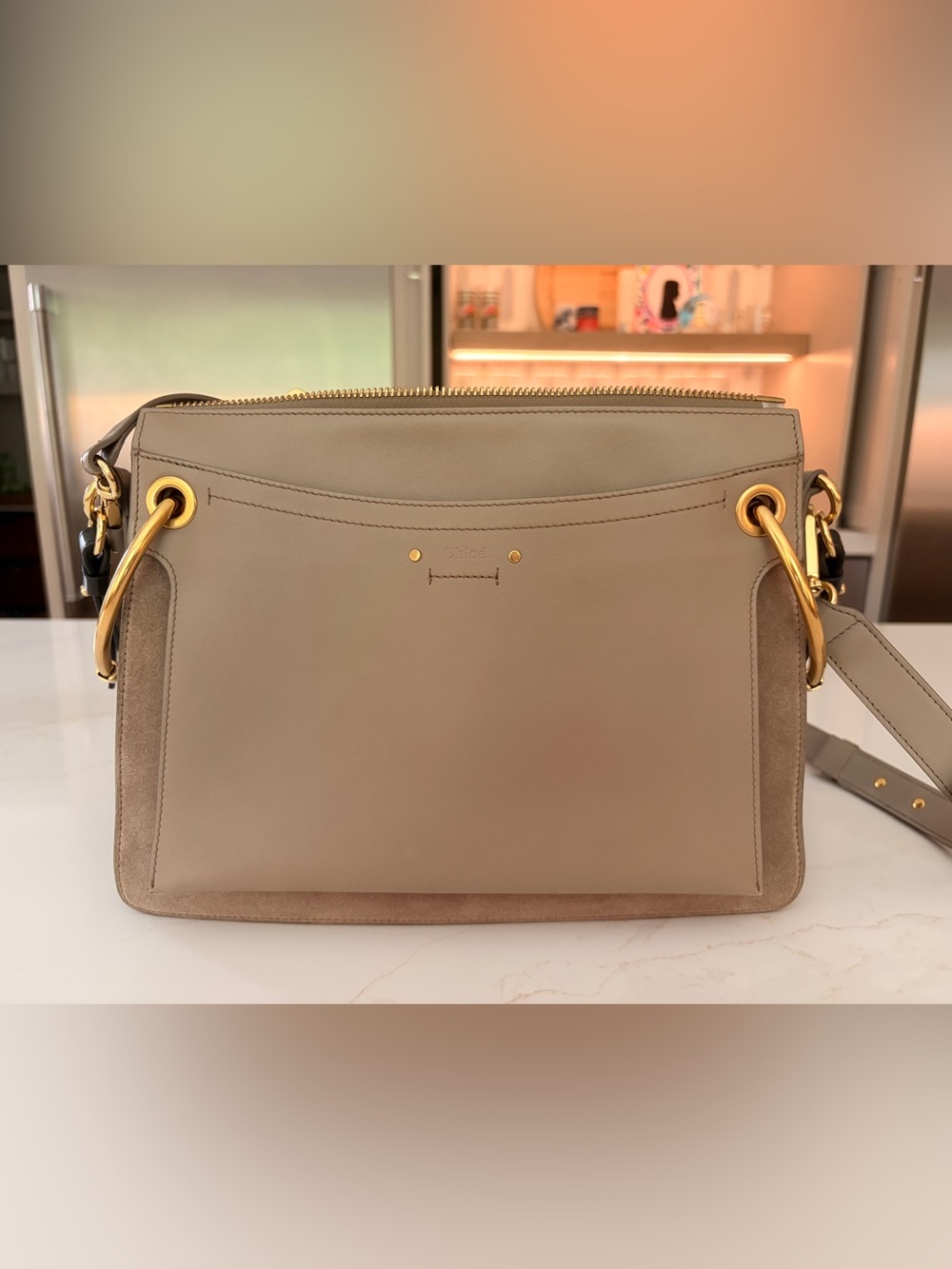 Chloé Roy Shoulder Bag in Color Motley Grey